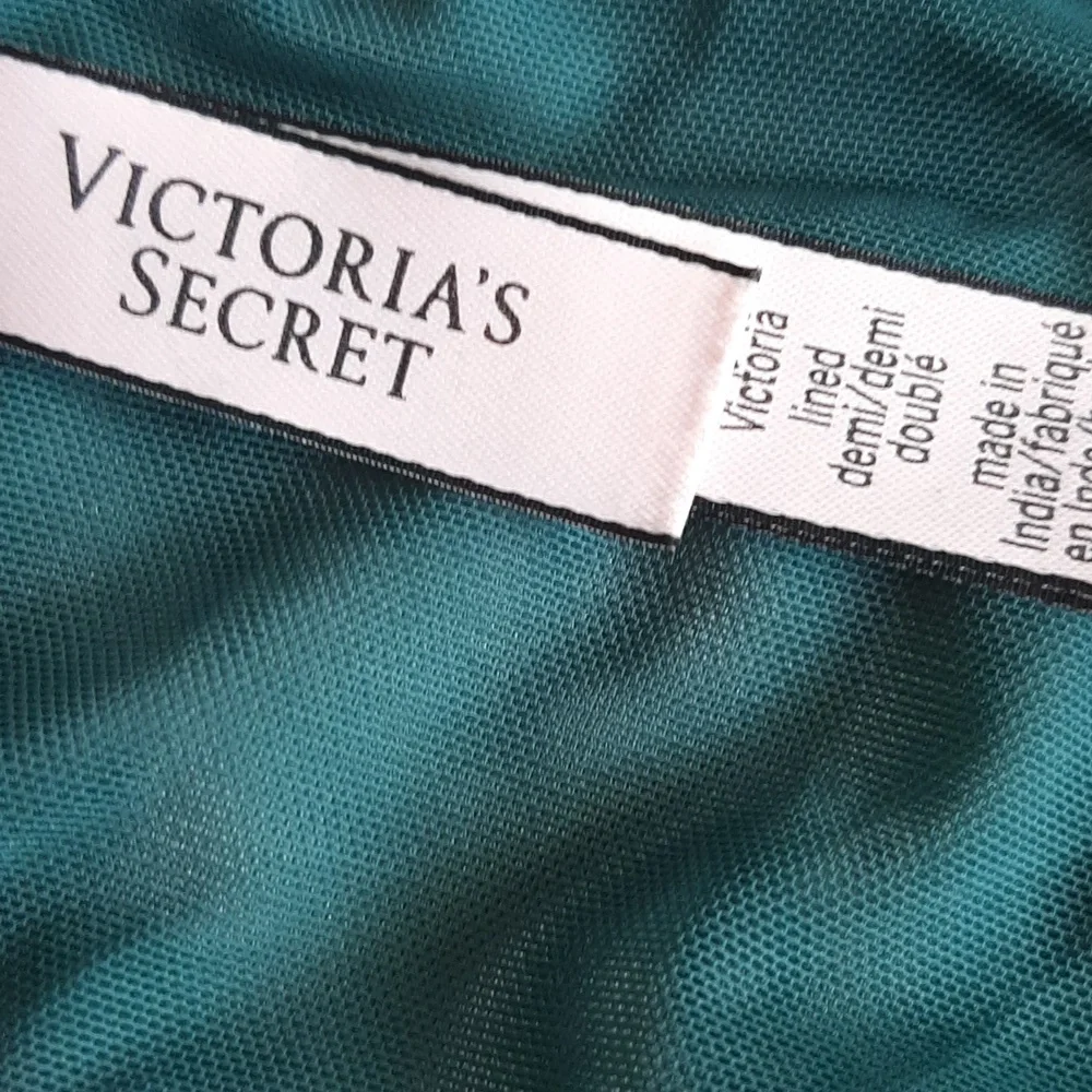 Victoria's Secret bra. Corsett lace. Size 36C.  Dark green.  Adjustable … - Picture 11 of 15